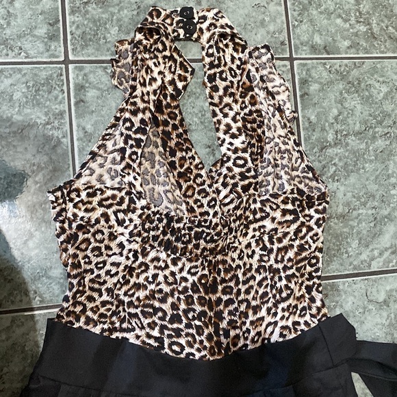 Beautiful Leopard Print Jumper size L - Picture 6 of 10